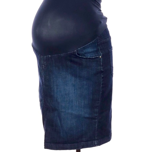 Indigo Blue Dresses & Skirts - Índigo Blue Maternity Jean Skirt Size S